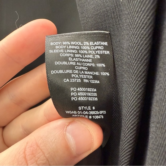 Babaton Oversized Blazer Size 2XS Color Black - Picture 5 of 5